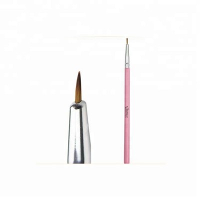 Factory OEM ODM Synthetic Hair Lip Liner Eyeliner Brush Pink