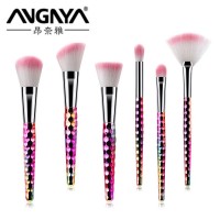 Custom LOGO Color Makeup Brushes 6pcs/set Professinal Cosmetics  make up brush set