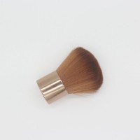 Brown color synthetic hair kabuki brush