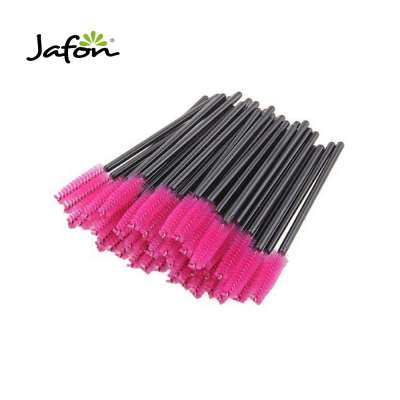 Wholesale Mascara makeup tools cosmetic brush,Eyelash Disposable pink Mascara with plastic handle