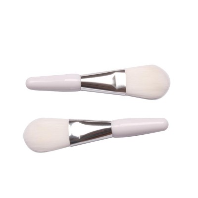 Private Label White Mini Mask Brush OEM ODM 10cm Small Foundation Makeup Brush